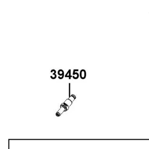39450-LGM5-800 SENSOR ASSY O2 — diagram cutout