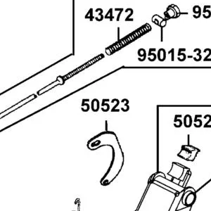 50523-LBE8-900 HOOK MAIN STAND SPRING — diagram cutout