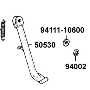 50530-ALH3-900 BAR (COMP) SIDE STAND — diagram cutout