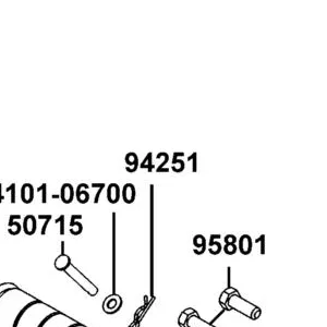 94251-06100 PIN LOCK 6MM — diagram cutout