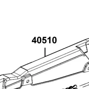 40510-ALH3-900 COVER DRIVE CHAIN — diagram cutout