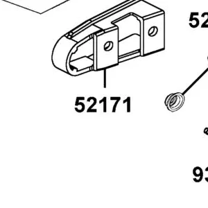 52171-KYCY-500 SLIDER CHAIN — diagram cutout