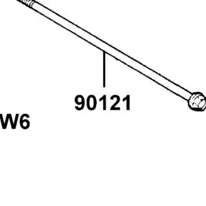 90121-LBE8-900 BOLT RR FORK PIVOT M12/280MM — diagram cutout