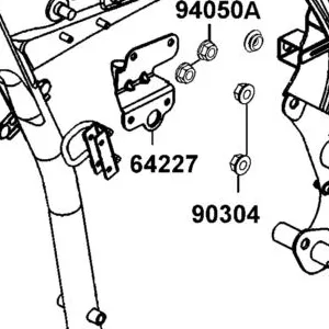 64227-ALH3-900 STAY MAIN SW — diagram cutout