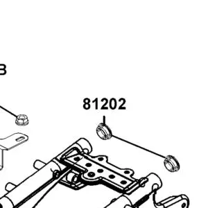 81202-LBE8-900 CAP UPPER PIPE END — diagram cutout