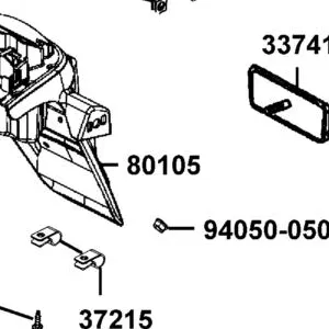 80105-ALH3-M30-N1R FENDER RR (Black) — diagram cutout