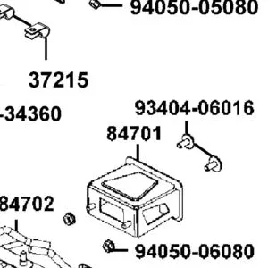 84701-ALH3-M30 STAY RR. LIGHT — diagram cutout