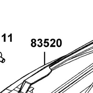 83520-ALH3-900-D14 COVER R SIDE — diagram cutout