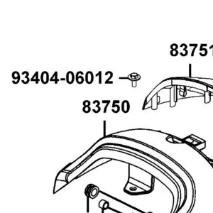 83750-ALH3-900-CFP COVER A RR CENTER — diagram cutout