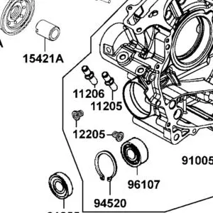 11205-LEE8-E00 OIL COOLER BOLT 12X23 — diagram cutout