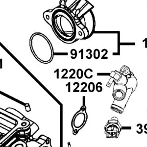 1220C-LKC3-305 COVER COMP — diagram cutout