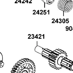 23421-LEE8-E00 SHAFT COUNTER 19T — diagram cutout