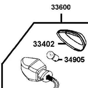 33402-LKF5-M30 LENS R RRWINKER — diagram cutout