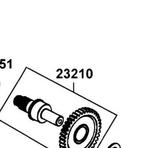 23210-LEE8-E00 SHAFT COMP MAIN — diagram cutout