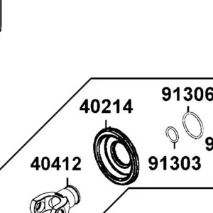 40214-LEE8-E00 COUPLER UNIVERSAL JOINT — diagram cutout