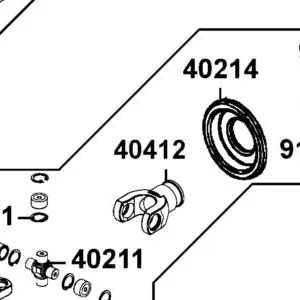 40412-LEE8-E00 YORK A FR U JOINT — diagram cutout