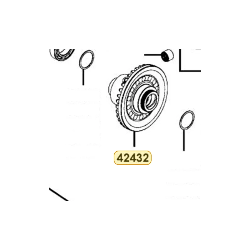 42432-LEE8-900 GEAR (34 TOOTH 3.1)-WELDMENT — diagram cutout