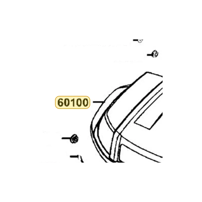60100-LEE8-E00-YRR FENDER FRONT — diagram cutout