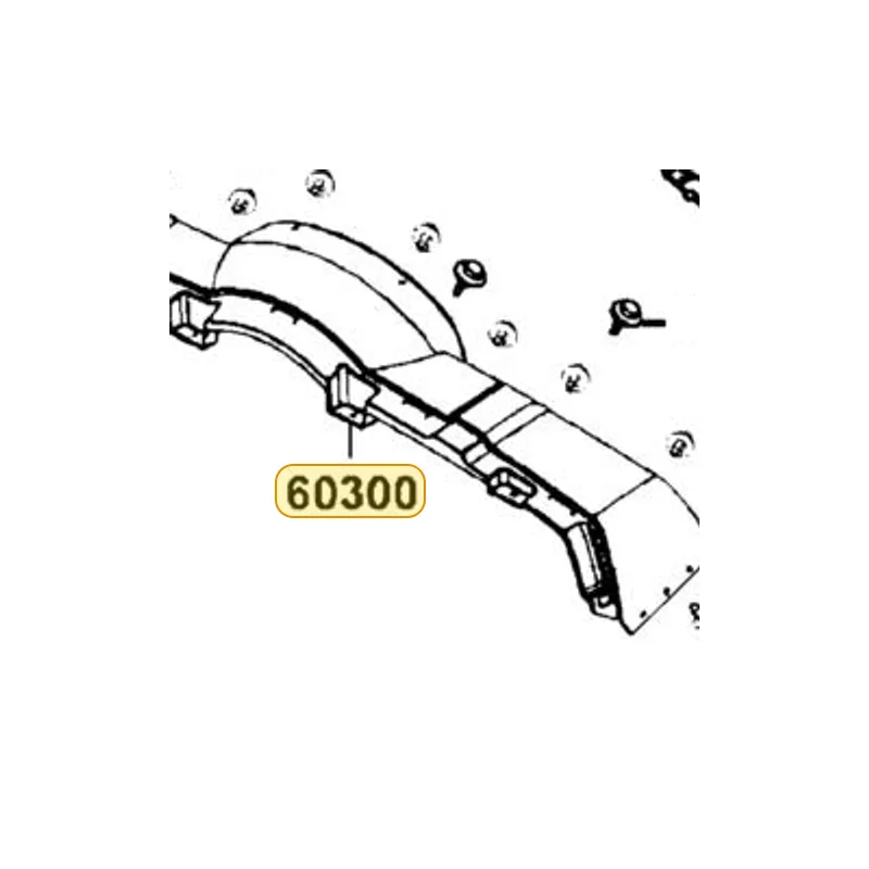 60300-LEE8-E00-YRR TOP COVER FRONT PANEL — diagram cutout