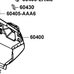 60400-AGA5-M00-N1R PANEL FRONT (Black) — diagram cutout