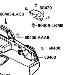 60405-AAA6-900 CAP COVER — diagram cutout