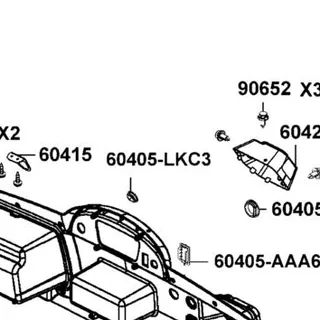 60405-LKC3-E00 GROMMET.CHOCK HOLE — diagram cutout
