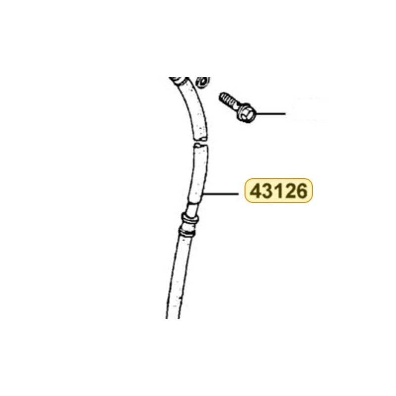 43126-LEE8-E00 HOSE ASSY RR BRK — diagram cutout