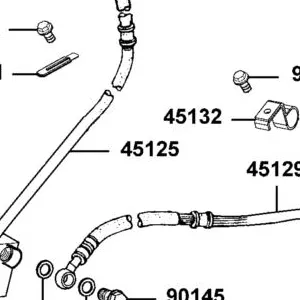 45125-LEE8-E00 HOSE ASSY M/C FR BRK — diagram cutout
