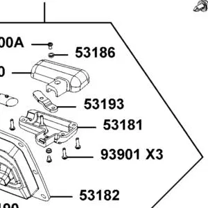 53193-LBA2-E00 LINKER HAND BRK — diagram cutout
