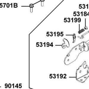 53194-LBA2-E00 RATCH HAND BRK — diagram cutout