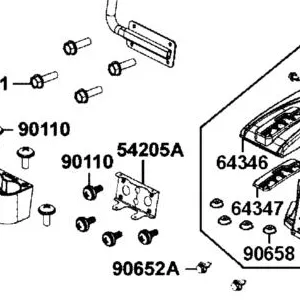 54205-LKC3-900 STAY DRINK HOLDER — diagram cutout