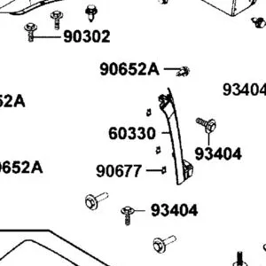 60330-LEE8-E01-N1R SIDE PANEL L FRONT (Black) — diagram cutout