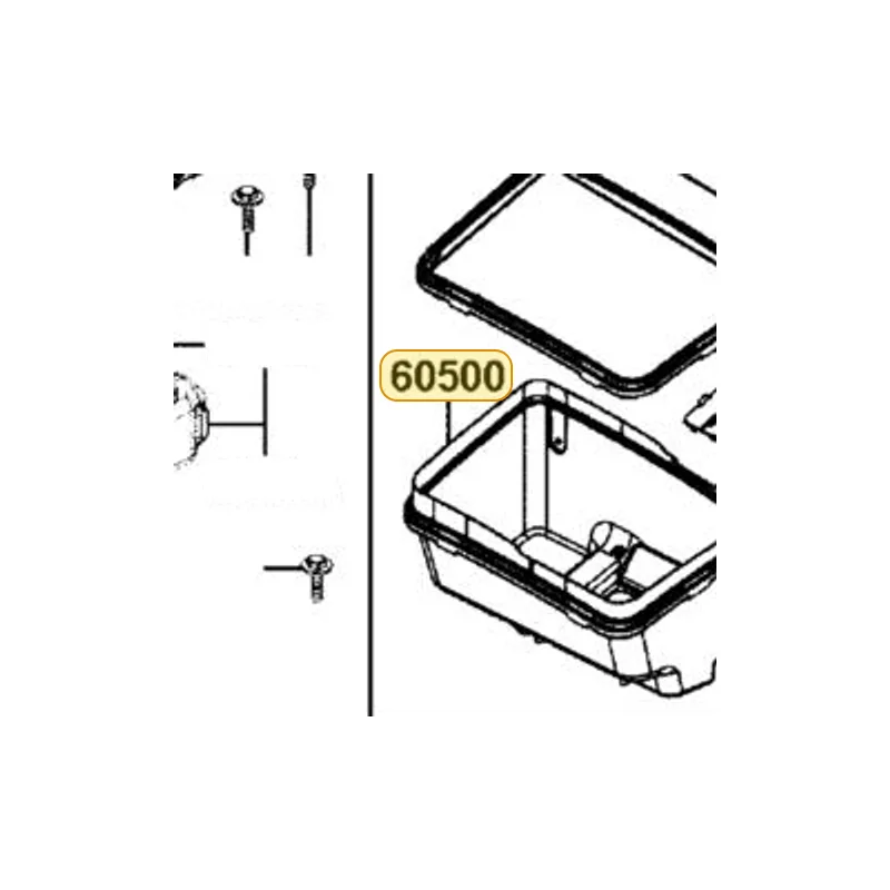 60500-LEE8-E01-N1R BOX LUGGAGE (Black) — diagram cutout