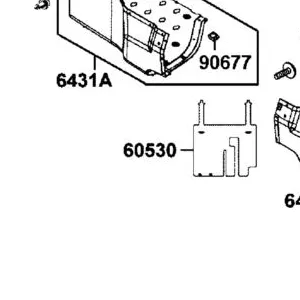60530-LEE8-E00 PLATE SPLASH GUARD — diagram cutout