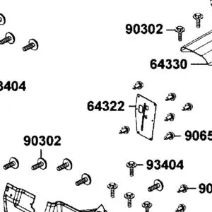 64322-LEE8-E00 PLATE PEDAL — diagram cutout