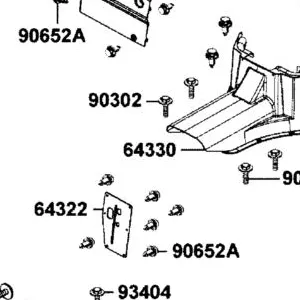 64330-AGA5-M00-N1R COVER TUNNEL (Black) — diagram cutout