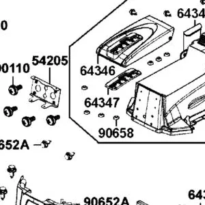64341-LEE8-E00 SHIELD R HEAT — diagram cutout