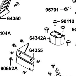 64342-LKC3-900-N1R HOLDER.DRINK (Black) — diagram cutout