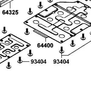 64400-LEE8-E01-N1R GUARD ENGINE (Black) — diagram cutout