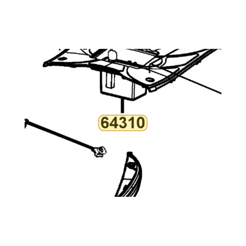 64310-KKD6-E00-N1R FLOOR PANEL (Black) — diagram cutout