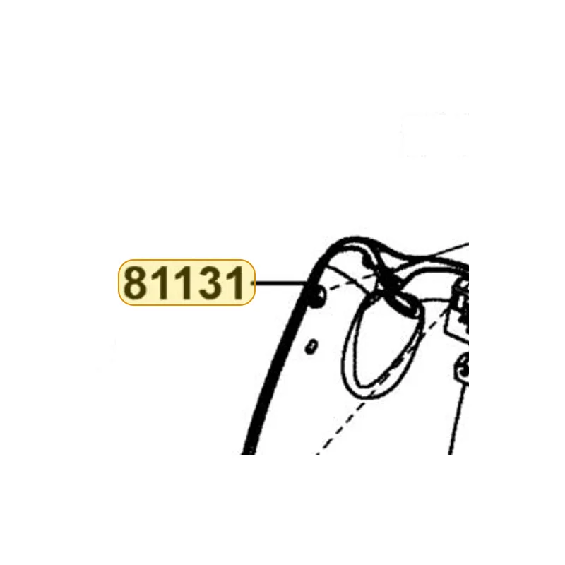 81131-KKD6-E00-N1R COVER LEG SHIELD FR (Black) — diagram cutout