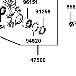 47500-LEE8-900 KNUCKLE ASSY STEERING-LH — diagram cutout
