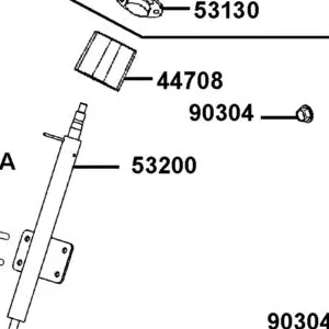 53200-LEE8-900 COLUMN STEERING — diagram cutout