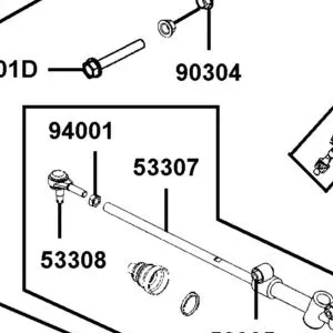 53307-LEE8-E00 TIE ROD — diagram cutout