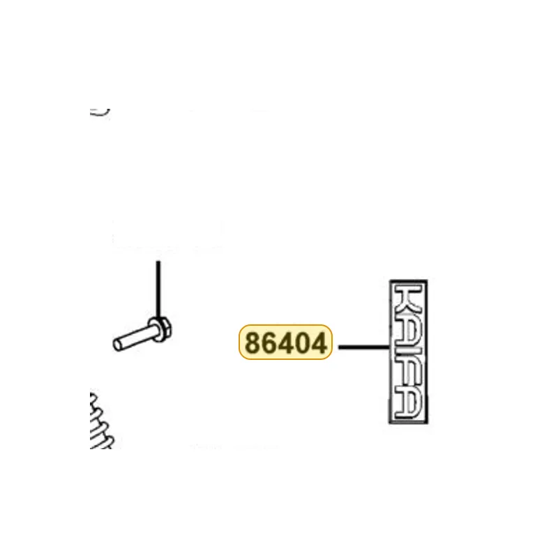 86404-AAA6-M30-T01 STRIPE FR CUSHION — diagram cutout