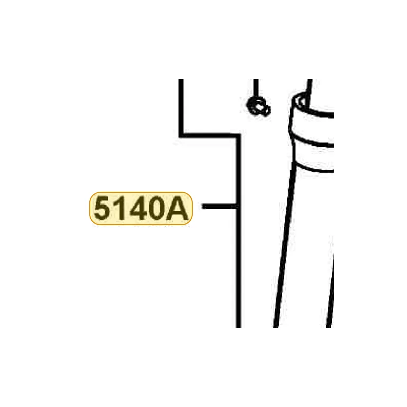 5140A-KKD6-E00-NJA FORK SET R FR (Silver) — diagram cutout