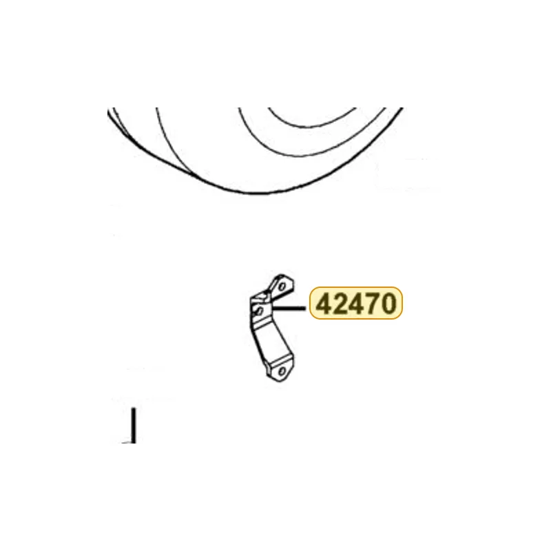 42470-LEE8-E00 PLATE CABLE — diagram cutout