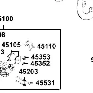 45110-LEE8-305 BRACKET ASSY-RH — diagram cutout