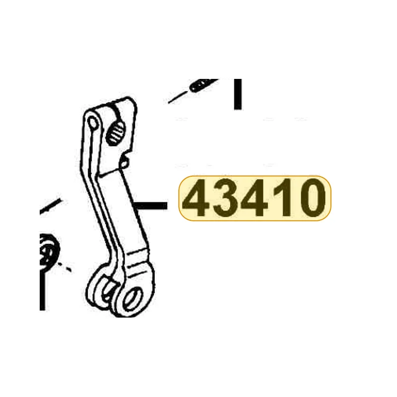 43410-KFA1-900 ARM COMP RR BRAKE — diagram cutout