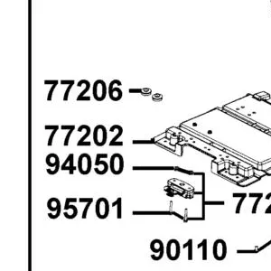 77202-LEE8-E00 BOTTOM PLATE???SEAT — diagram cutout